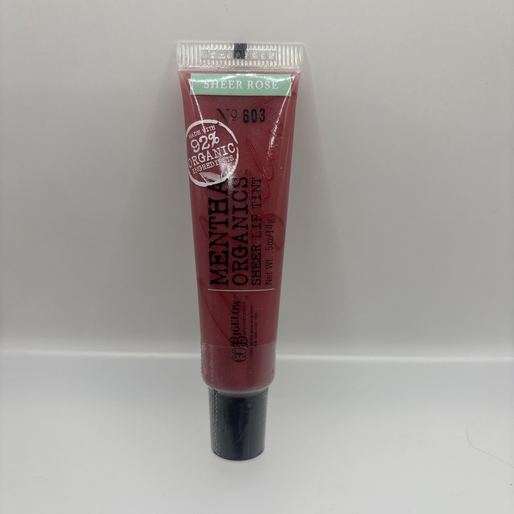 Bath & Body Works C.O. Bigelow Sheer Rose No. 603 Mentha Sheer Lip Tint Sealed